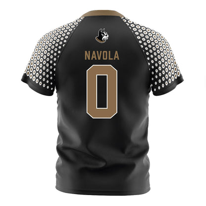 Wofford - NCAA Women's Soccer : Elizabeth Navola - Black Soccer Jersey-1