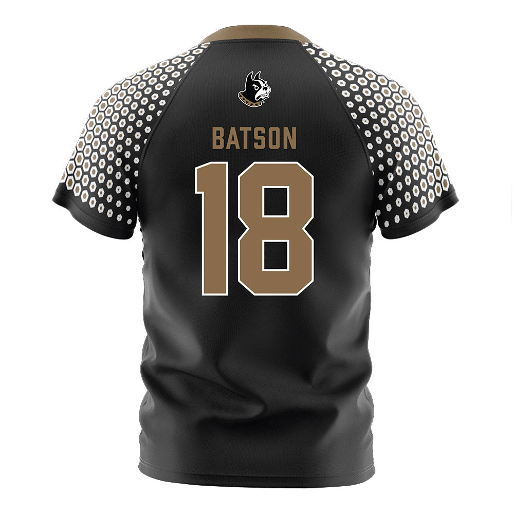 Wofford - NCAA Women's Soccer : Emerson Batson - Black Soccer Jersey-1