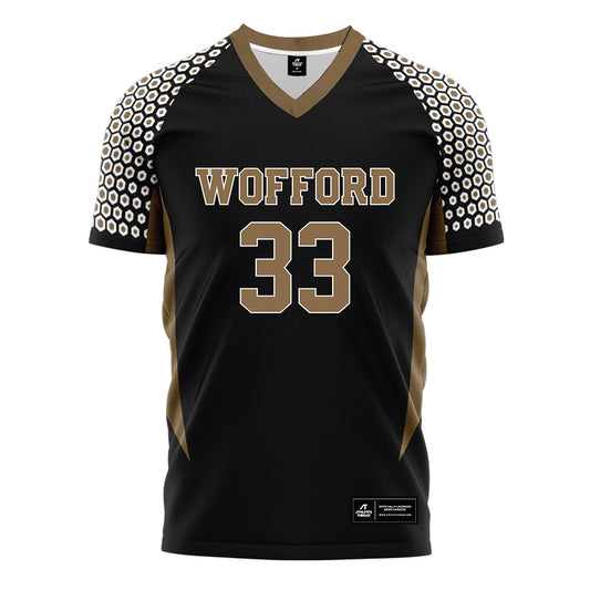Wofford - NCAA Women's Soccer : Emma Valdes - Black Soccer Jersey-0