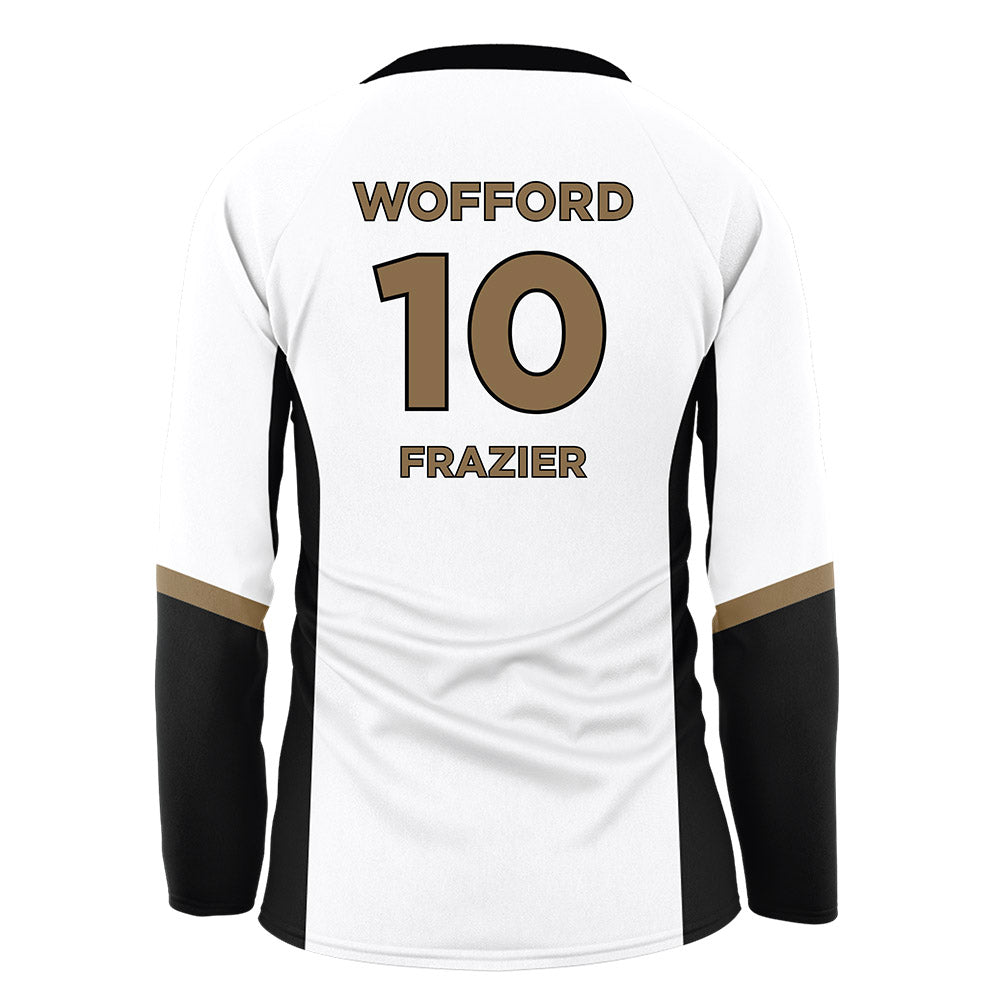 Wofford - NCAA Women's Volleyball : Maddy Frazier - White Volleyball Jersey-1