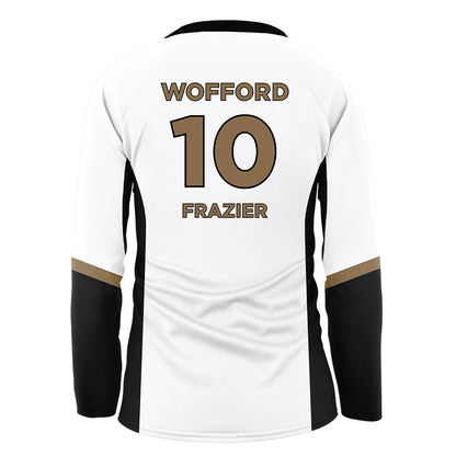 Wofford - NCAA Women's Volleyball : Maddy Frazier - White Volleyball Jersey-1