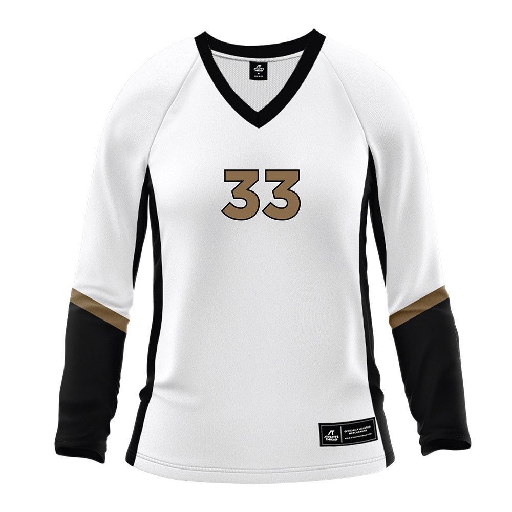 Wofford - NCAA Women's Volleyball : Laney Klika - White Volleyball Jersey-0