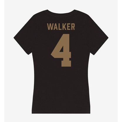 Wofford - NCAA Football : Cole Walker - Women's V-Neck T-Shirt-1