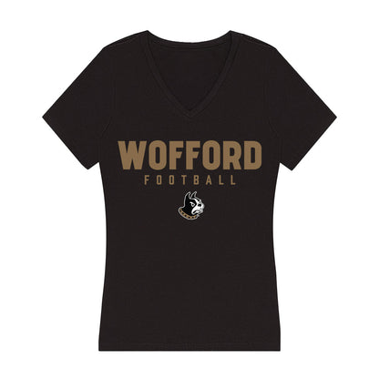 Wofford - NCAA Football : Cole Walker - Women's V-Neck T-Shirt-0