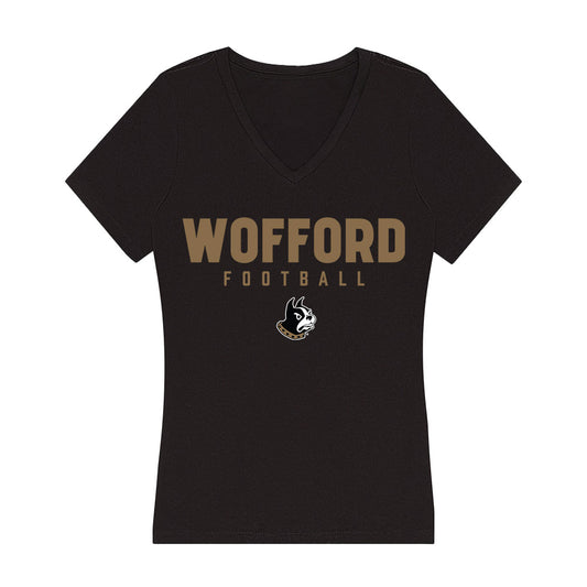 Wofford - NCAA Football : Cole Walker - Women's V-Neck T-Shirt-0