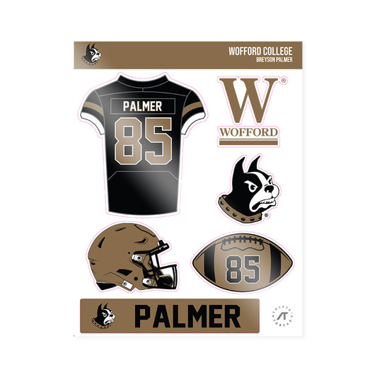 Wofford - NCAA Football : Breyson Palmer - Sticker Sheet-0