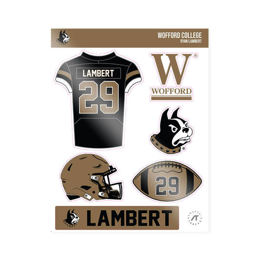 Wofford - NCAA Football : Ryan Lambert - Sticker Sheet-0