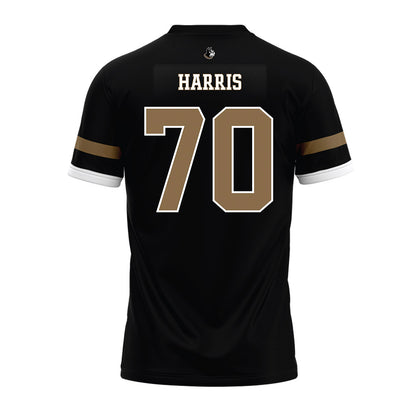 Wofford - NCAA Football : Landon Harris - Black Premium Football Jersey-1