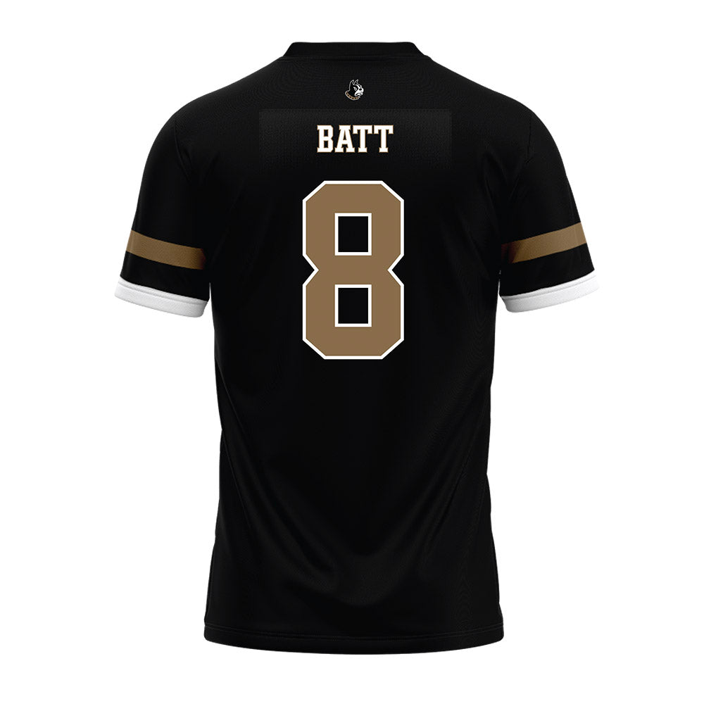 Wofford - NCAA Football : Gavin Batt - Black Premium Football Jersey-1