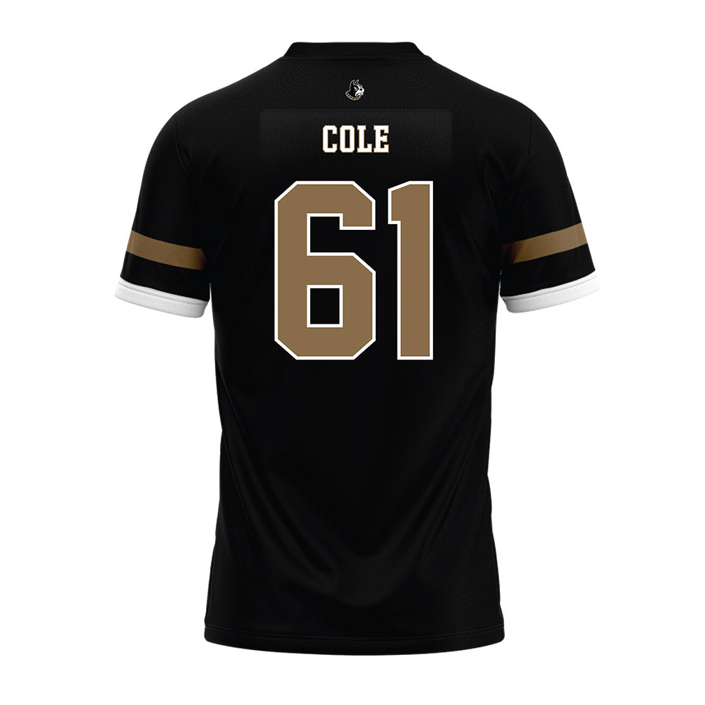 Wofford - NCAA Football : Nate Cole - Black Premium Football Jersey-1