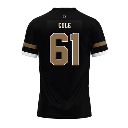 Wofford - NCAA Football : Nate Cole - Black Premium Football Jersey-1