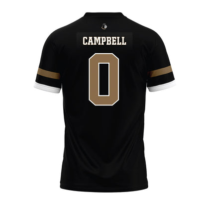 Wofford - NCAA Football : Eli Campbell - Black Premium Football Jersey-1