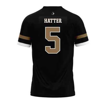 Wofford - NCAA Football : Jacobi Hatter - Black Premium Football Jersey-1