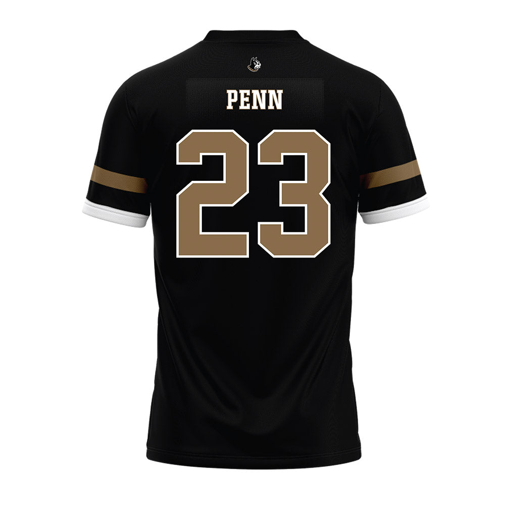 Wofford - NCAA Football : Davis Penn - Black Premium Football Jersey-1