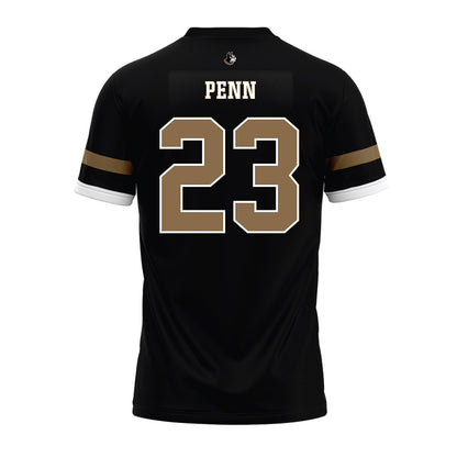 Wofford - NCAA Football : Davis Penn - Black Premium Football Jersey-1