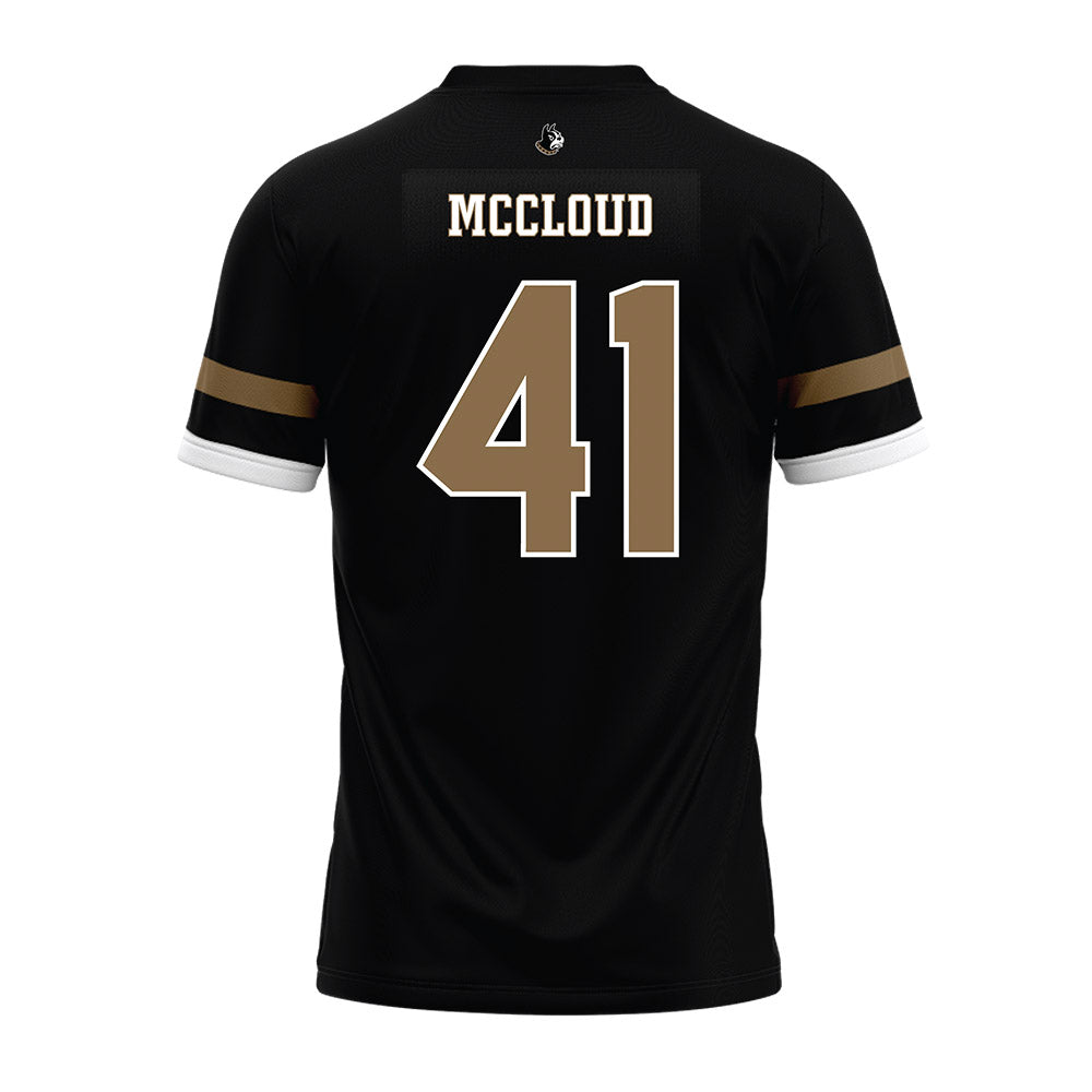 Wofford - NCAA Football : Logan McCloud - Black Premium Football Jersey-1
