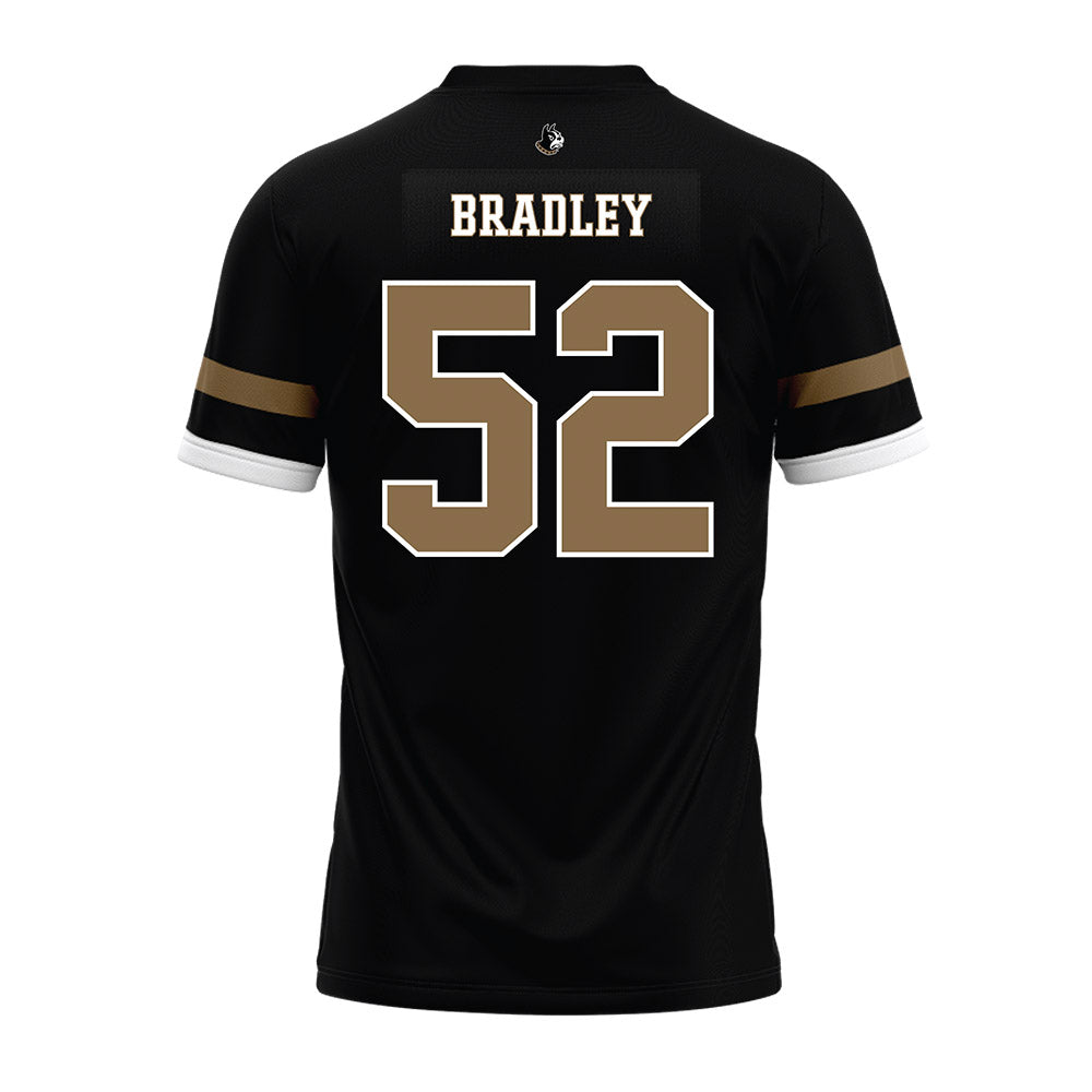 Wofford - NCAA Football : Jaden Bradley - Black Premium Football Jersey-1