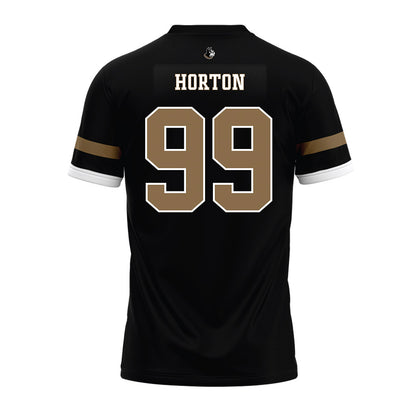Wofford - NCAA Football : Cooper Horton - Black Premium Football Jersey-1