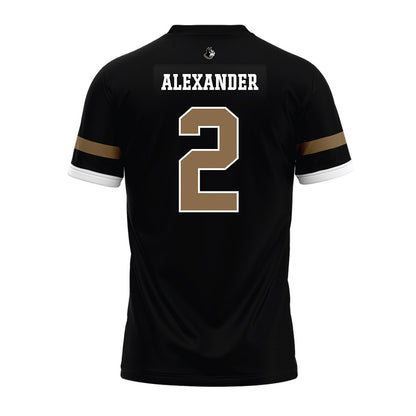 Wofford - NCAA Football : Colby Alexander - Black Premium Football Jersey-1