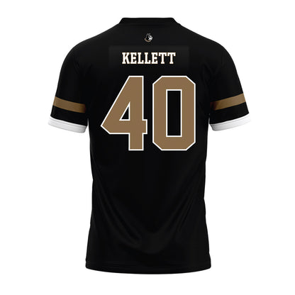 Wofford - NCAA Football : Seabrook Kellett - Black Premium Football Jersey-1