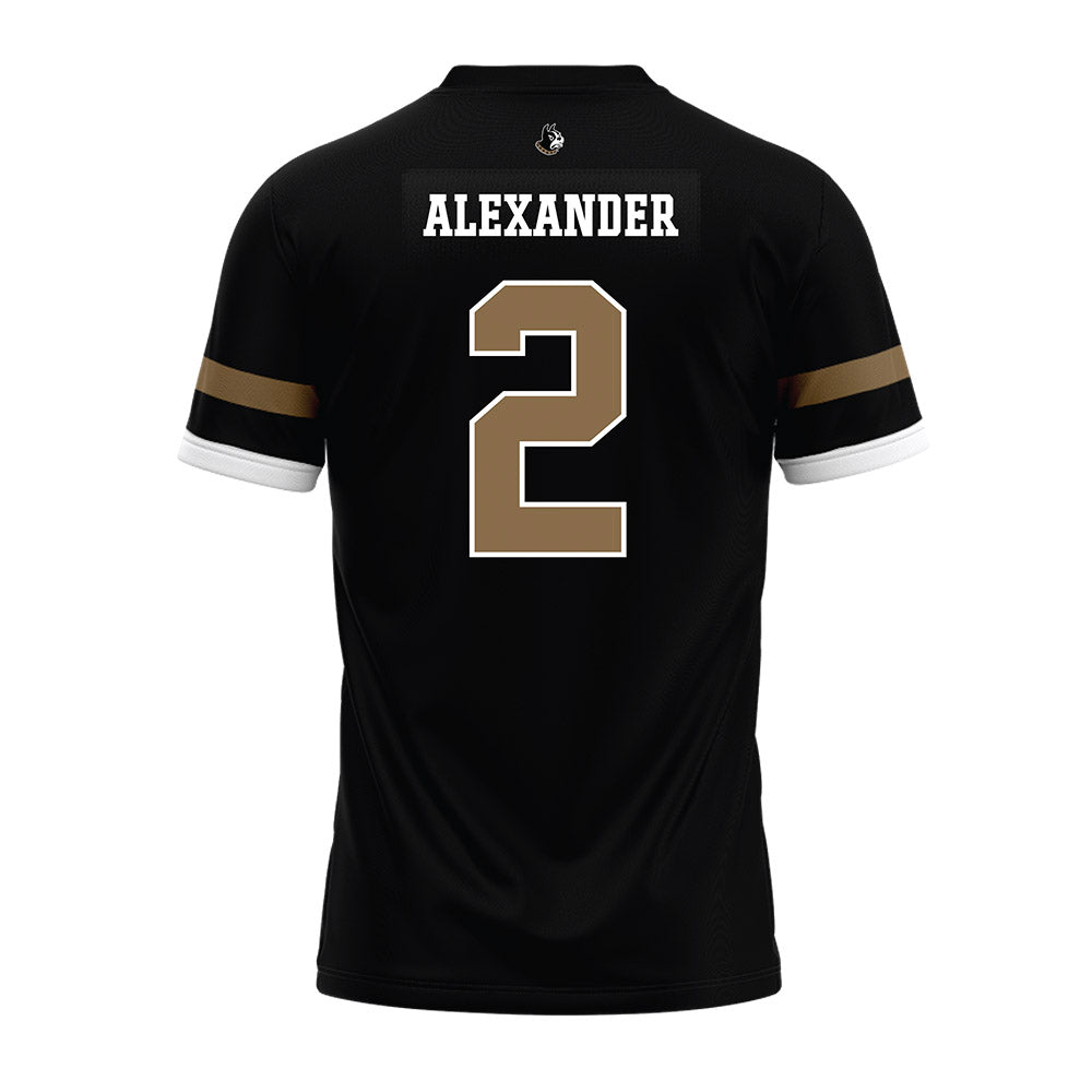 Wofford - NCAA Football : Colby Alexander - Black Premium Football Jersey-1