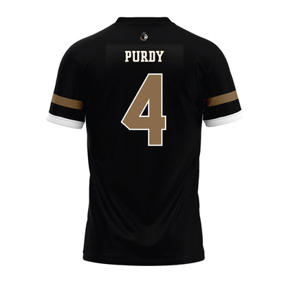 Wofford - NCAA Football : Jack Purdy - Black Premium Football Jersey-1