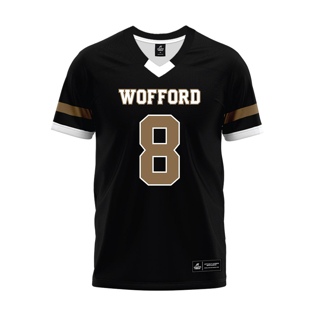 Wofford - NCAA Football : Gavin Batt - Black Premium Football Jersey-0