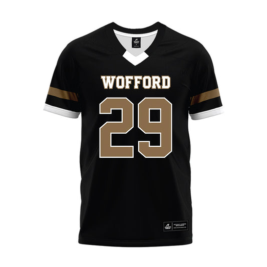 Wofford - NCAA Football : Ryan Lambert - Black Premium Football Jersey-0