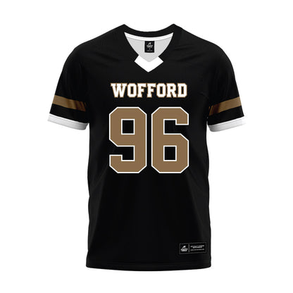 Wofford - NCAA Football : Zeb Taylor - Black Premium Football Jersey-0