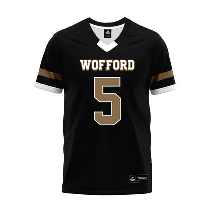 Wofford - NCAA Football : Jacobi Hatter - Black Premium Football Jersey-0