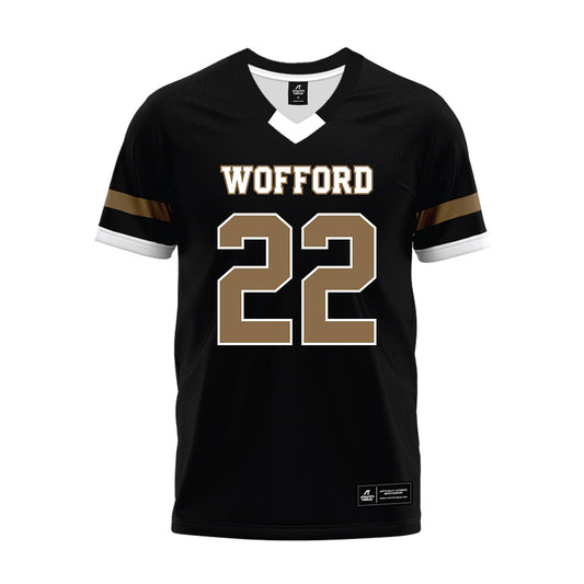 Wofford - NCAA Football : Perrin Ketchin - Black Premium Football Jersey-0