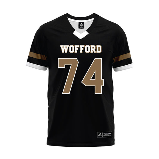 Wofford - NCAA Football : Chizara Alegbe - Black Premium Football Jersey-0