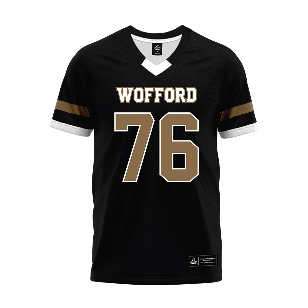 Wofford - NCAA Football : Kameron Wallace - Black Premium Football Jersey-0