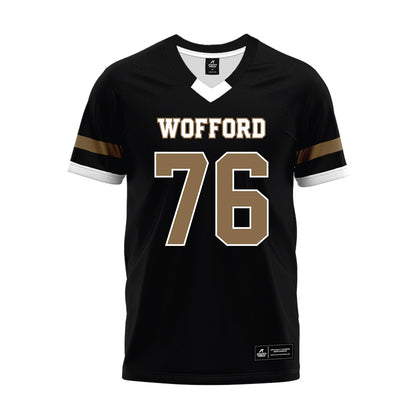 Wofford - NCAA Football : Kameron Wallace - Black Premium Football Jersey-0