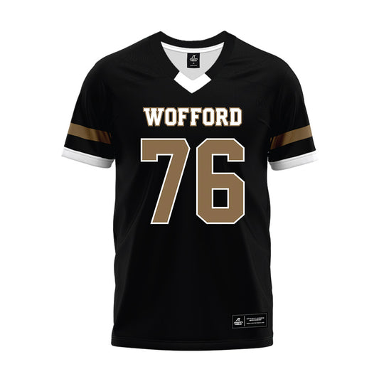 Wofford - NCAA Football : Kameron Wallace - Black Premium Football Jersey-0