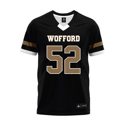 Wofford - NCAA Football : Jaden Bradley - Black Premium Football Jersey-0