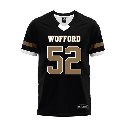 Wofford - NCAA Football : Jaden Bradley - Black Premium Football Jersey-0