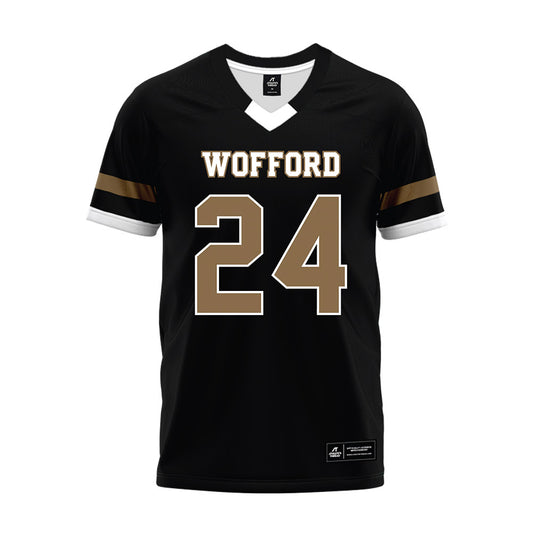 Wofford - NCAA Football : Aiden Morris - Black Premium Football Jersey-0