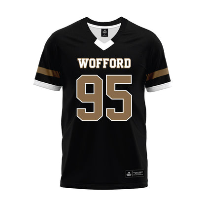 Wofford - NCAA Football : Nicholas Mathious - Black Premium Football Jersey-0