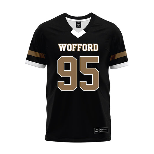 Wofford - NCAA Football : Nicholas Mathious - Black Premium Football Jersey-0