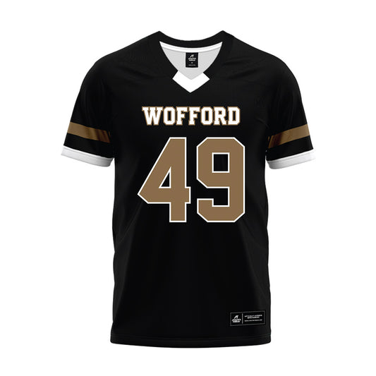 Wofford - NCAA Football : Nolan Jones - Black Premium Football Jersey-0