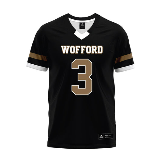 Wofford - NCAA Football : Cameron Robinson - Black Premium Football Jersey-0