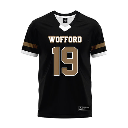 Wofford - NCAA Football : Mark Arthur - Black Premium Football Jersey-0