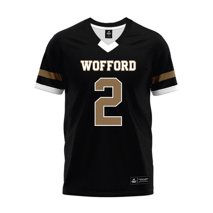 Wofford - NCAA Football : Colby Alexander - Black Premium Football Jersey-0