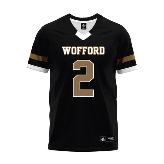 Wofford - NCAA Football : Colby Alexander - Black Premium Football Jersey-0