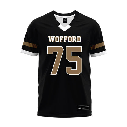 Wofford - NCAA Football : Ben Holmes - Black Premium Football Jersey-0
