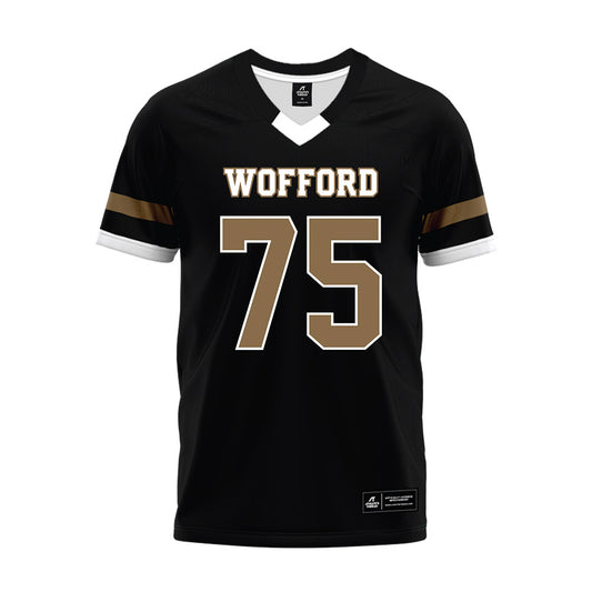 Wofford - NCAA Football : Ben Holmes - Black Premium Football Jersey-0