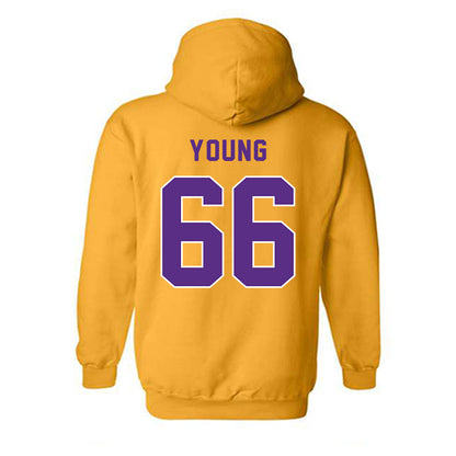 LSUA - NCAA Men's Soccer : Charlie Young - Classic Shersey Hooded Sweatshirt-1