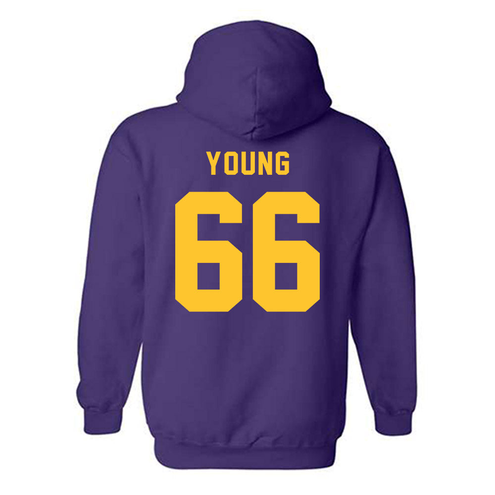 LSUA - NCAA Men's Soccer : Charlie Young - Classic Shersey Hooded Sweatshirt-1
