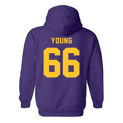 LSUA - NCAA Men's Soccer : Charlie Young - Classic Shersey Hooded Sweatshirt-1